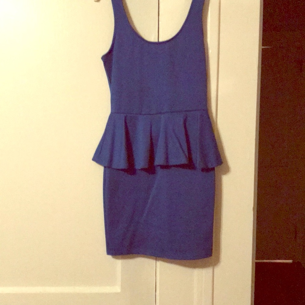 Royal blue dress